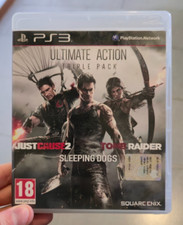 Ultimate Action Triple Pack - PS3 Tomb Raider - Sleeping Dogs Just Cause 2 ITA