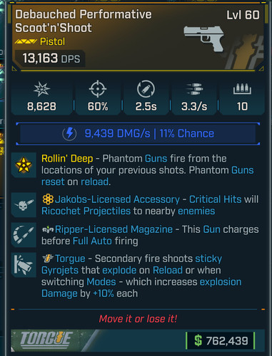 Borderlands pistola - 4, •