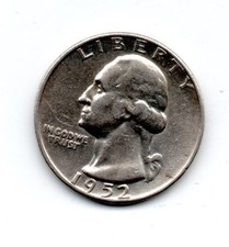 BELLISSIMA MONETA  AMERICANA  ARGENTO 1952 d