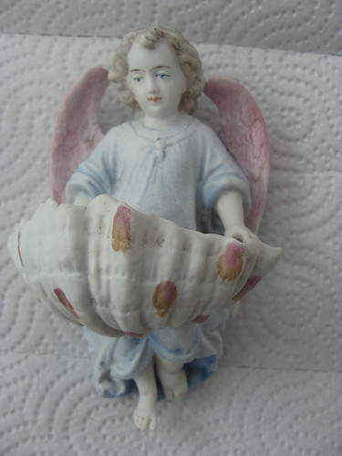 Ancien benitier mural - ancien, en