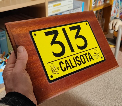 Plaque metal voiture 313