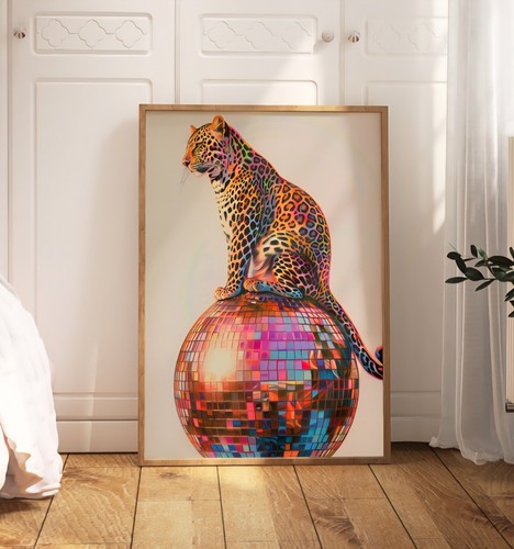 Leopard poster 50cmx70cm bnwt - poster,