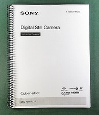 Sony DSC-RX1/RX1R Instruction