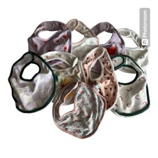 PROMO! Set Neonata/o 9pz Bavette Bavaglini Taglia Unica