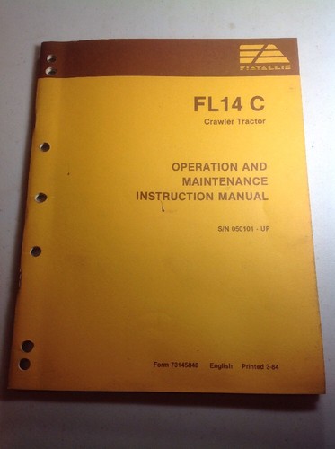 Fiat allis fl14 - fiat, fl14-c