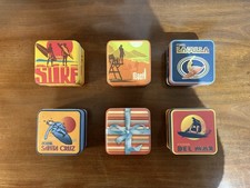 Lotto scatole latta fossil - scatole,