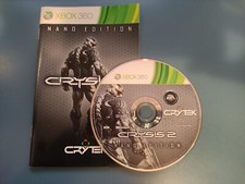 MICROSOFT XBOX 360 CRYSIS 2 NANO EDITION SOLO DISCO E MANUALE☆