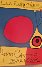 Fotografia CARTIER BRESSON, Les Européens. Paris, 1955. Copertine di Joan Mirò