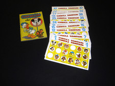 33 CARTELLE TOMBOLA DISNEY +VADEMECUM CLUB DI TOPOLINO