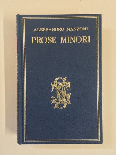 Prose minori manzoni - di,