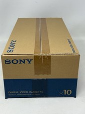 1 custodia (10 nastri) videocassetta digitale betacam Sony BCT-D40 *nuova *sigillata