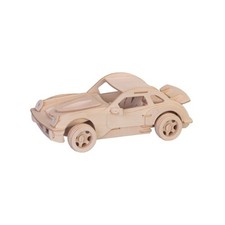 PUZZLE 3D LEGNO AUTOMOBILE