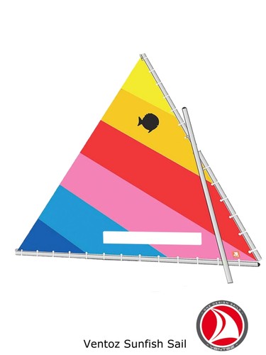 Ventoz sunfish vela - vela, mai