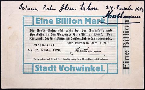 Vohwinkel 1923 raro - 1923, marchio