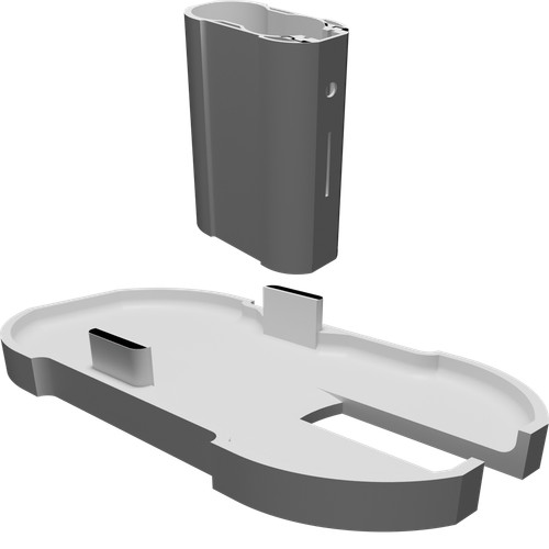 Custodia batteria 18650 - batteria,