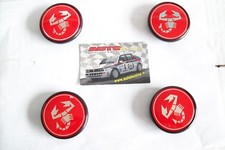 KIT 4 BORCHIE COPRIMOZZO A112 ABARTH LANCIA DELTA EVOLUZIONE COPPA RUOTA 55 mm