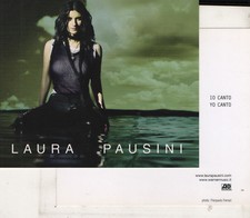 LAURA PAUSINI  FOTO CARTOLINA  PROMOZIONALE IO CANTO