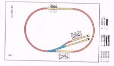 LIMA HO LOTTO DI BINARI  PER CIRCUITO N. 1 (SCAMBI  ELETTRICI) + ALIMENTATORE