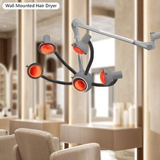 Asciugacapelli 5 Teste Asciugacapelli da Parete con Lampadine Termiche Infrarossi 750W 110V US