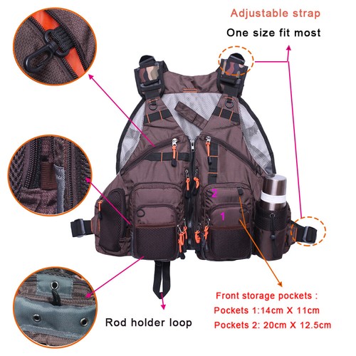 Zaino gilet pesca - , a