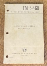 TM 5-460 Carpentry And