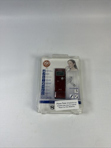 Sony icd ux70 handheld - icd-ux70,