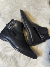 Bottines en cuir type chelsea