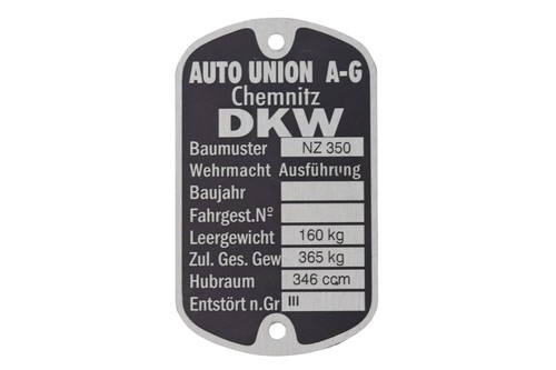 Targa per dkw 350 - dkw,