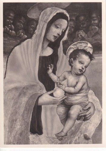 Cartolina lippi madonna - -, "madonna"