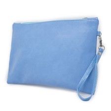 Pochette donna azzurro polvere