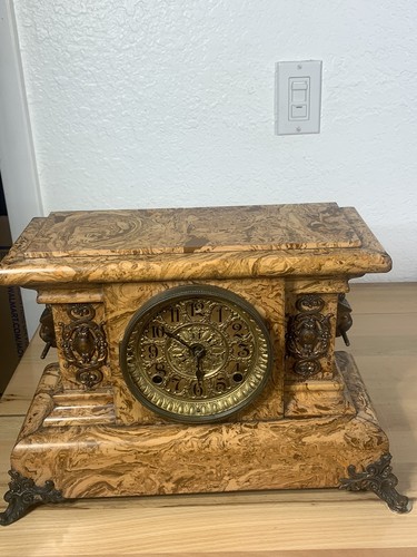 Antico orologio pendolo seth - a,