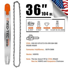 Barra guida motosega 36"
