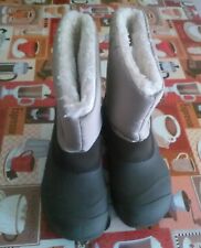 lotto 863 scarpe stivali imbottiti bimbo bambino montagna neve QUECHUA n. 32/33