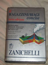 DIZIONARIO ITALIANO INGLESE ZANICHELLI TERZA EDIZIONE 