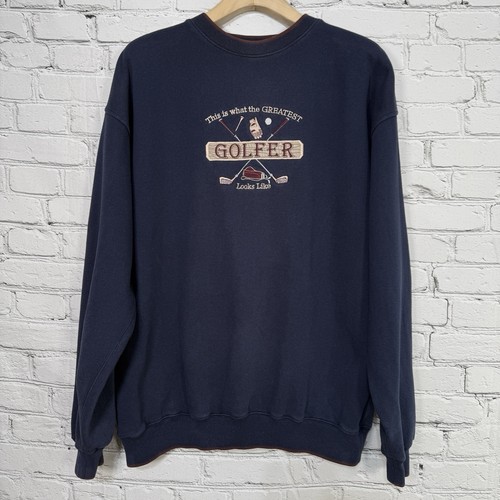 Felpa golf vintage ricamata - felpa,