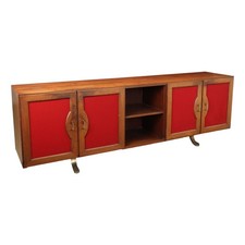 Sideboard Vintage Attribuibile a S. Mazza Impiallacciato Legno Esotico