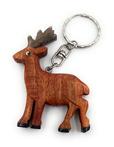 Fatto mano legno portachiavi - fatto,
