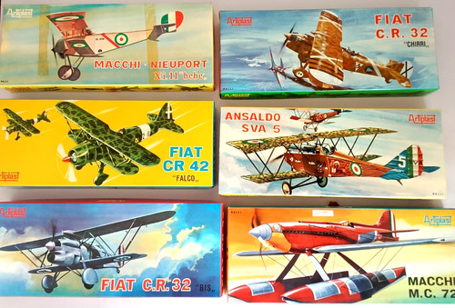 Lotto kit aerei biplani - lotto, 6