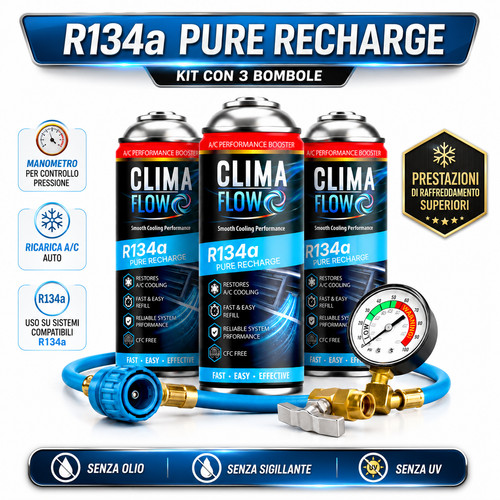 Kit ricarica clima flow - kit, auto