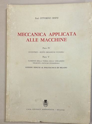 Meccanica applicata alle - applicata,