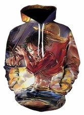 Felpa Con Cappuccio One Piece