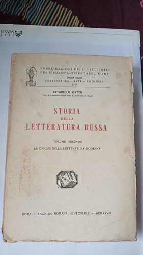 Storia della letteratura russa