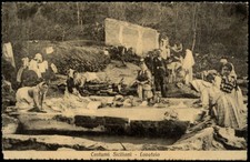 cartolina costumi siciliani LAVATOIO