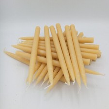 Candela con cera d'api 14 mm alta 22 cm 25/26 grammi candele cera d'api 2.5 ore