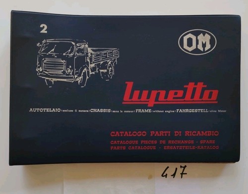 Catalogo parti ricambio - ricambio, om