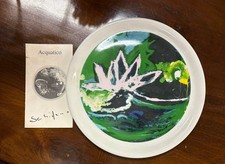 Mario Schifano Serigrafia su porcellana