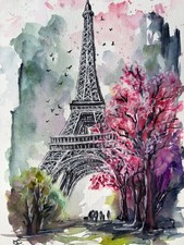 Dipinto Parigi Francia