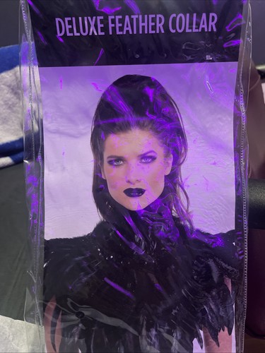 Costume gotico vera piuma