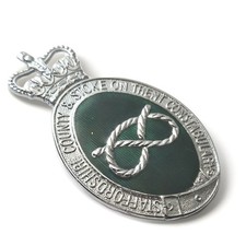 Police Helmet Badge Plate