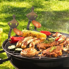 Porta Salsiccia BBQ in Acciaio